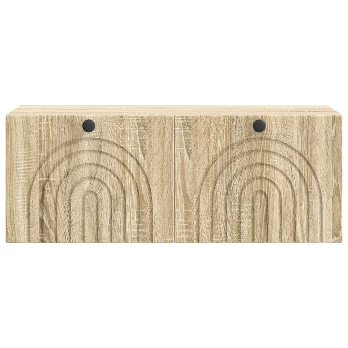 Oglindă TV montată pe perete Stejar Sonoma 78,5 x 31 x 30 cm - WALTI WALTI