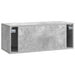 Oglindă TV montată pe perete Gri Beton 78,5 x 31 x 30 cm - WALTI WALTI