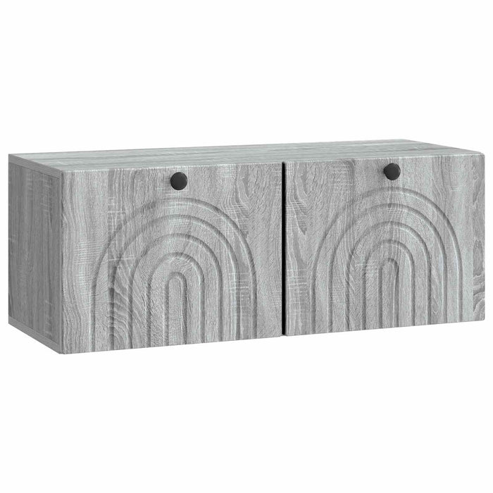 Oglindă TV montată pe perete Sonoma gri 78,5 x 31 x 30 cm - WALTI WALTI