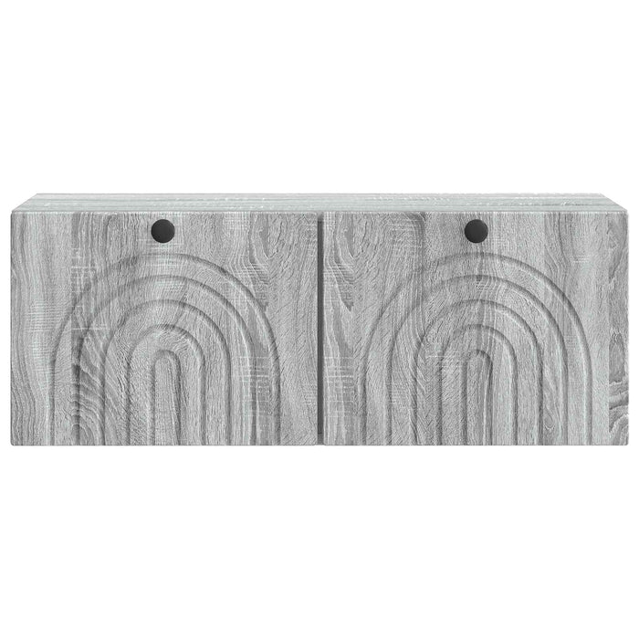 Oglindă TV montată pe perete Sonoma gri 78,5 x 31 x 30 cm - WALTI WALTI