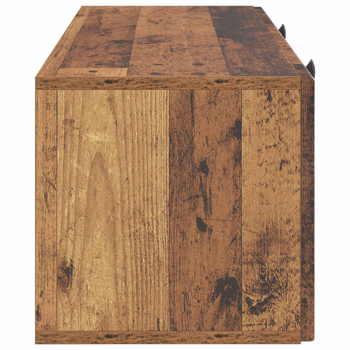 Oglindă TV montată pe perete Lemn vechi 78,5 x 31 x 30 cm - WALTI WALTI