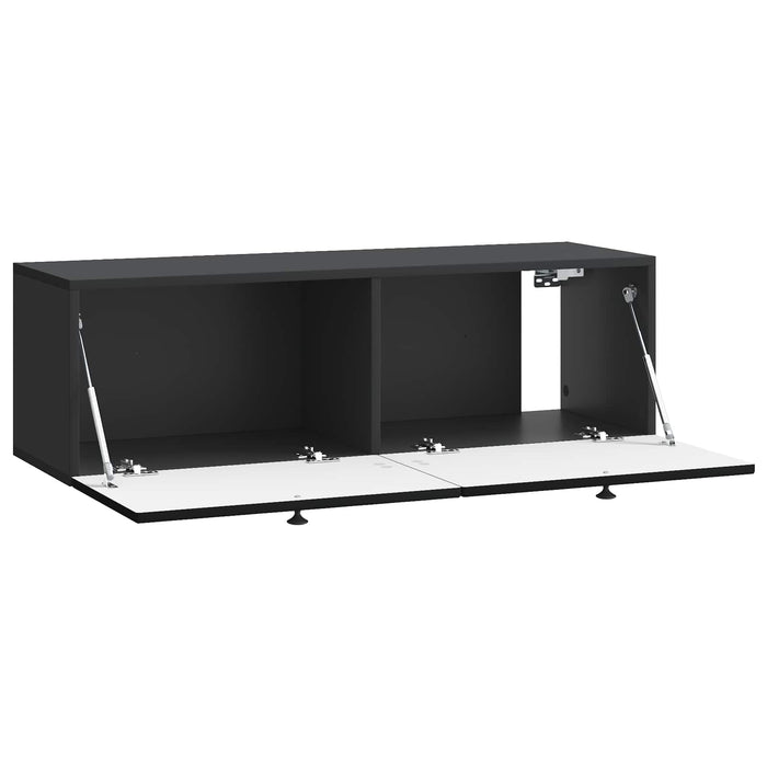 Oglindă TV montată pe perete Pe perete Negru 98 x 31 x 30 cm - WALTI WALTI