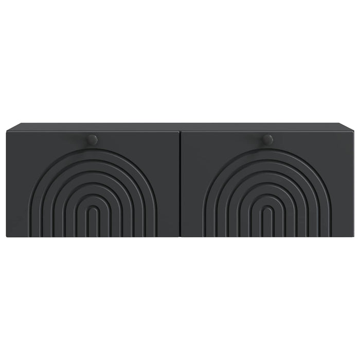 Oglindă TV montată pe perete Pe perete Negru 98 x 31 x 30 cm - WALTI WALTI