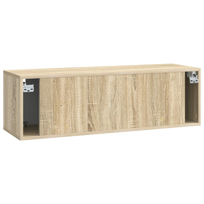 Oglindă TV montată pe perete Stejar Sonoma 98 x 31 x 30 cm - WALTI WALTI