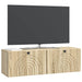 Oglindă TV montată pe perete Stejar Sonoma 98 x 31 x 30 cm - WALTI WALTI