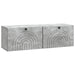 Oglindă TV montată pe perete Gri Beton 98 x 31 x 30 cm - WALTI WALTI