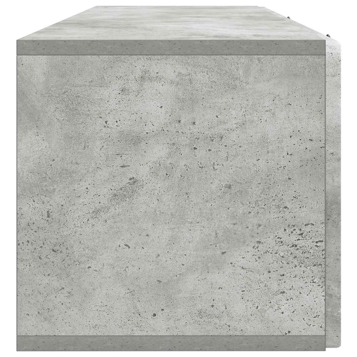 Oglindă TV montată pe perete Gri Beton 98 x 31 x 30 cm - WALTI WALTI