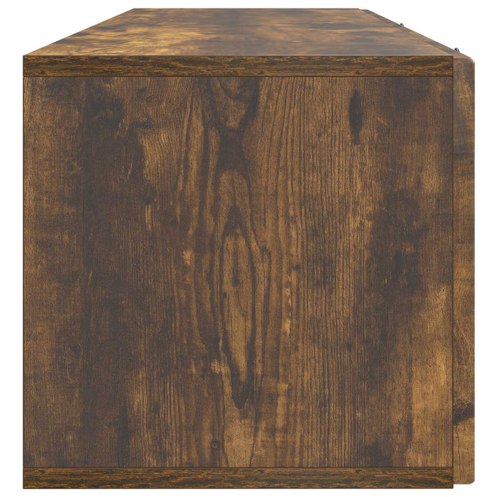 Oglindă TV montată pe perete Stejar fumuriu 98 x 31 x 30 cm - WALTI WALTI