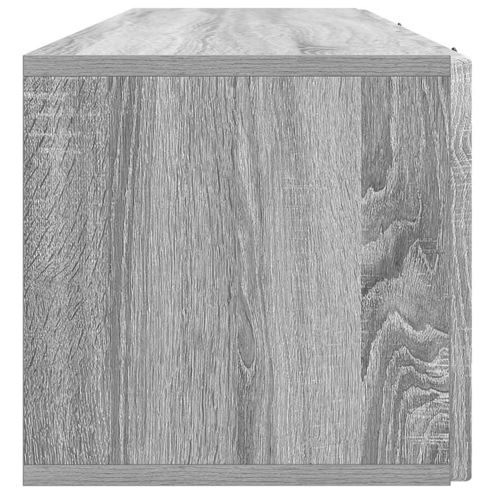 Oglindă TV montată pe perete Sonoma gri 98 x 31 x 30 cm - WALTI WALTI