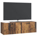 Oglindă TV montată pe perete Lemn vechi 98 x 31 x 30 cm - WALTI WALTI