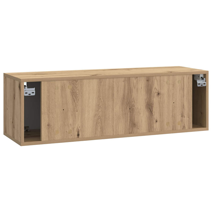Oglindă TV montată pe perete Stejar Artizanal 98 x 31 x 30 cm - WALTI WALTI