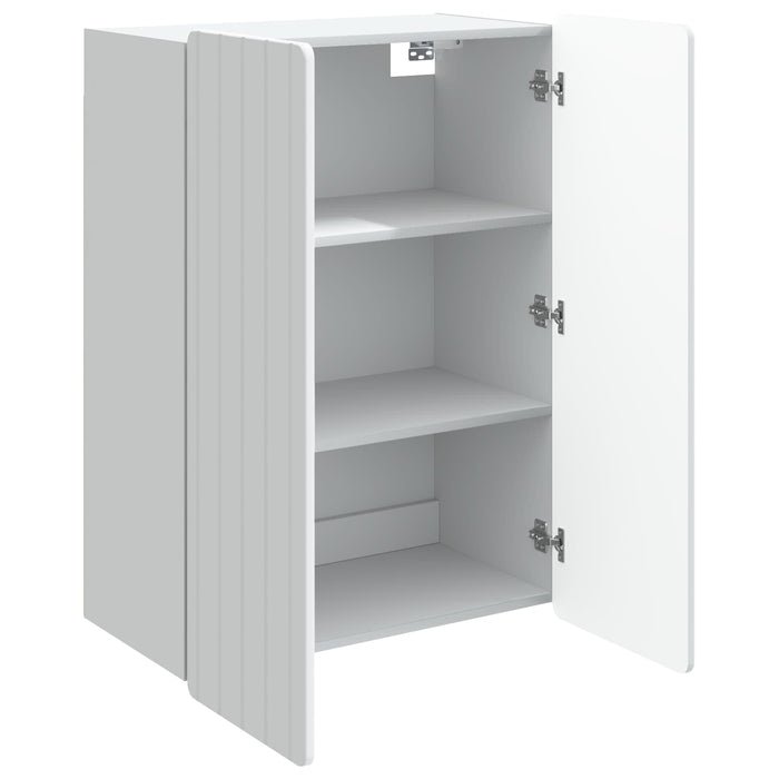 Dulap montat pe perete Alb 66 x 34,5 x 92 cm Lemn prelucrat - WALTI WALTI