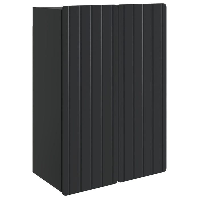 Dulap montat pe perete Negru 66 x 34,5 x 92 cm Lemn prelucrat - WALTI WALTI