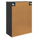 Dulap montat pe perete Negru 66 x 34,5 x 92 cm Lemn prelucrat - WALTI WALTI