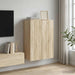 Dulap montat pe perete Stejar Sonoma 66 x 34,5 x 92 cm - WALTI WALTI