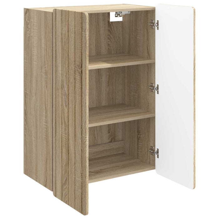 Dulap montat pe perete Stejar Sonoma 66 x 34,5 x 92 cm - WALTI WALTI