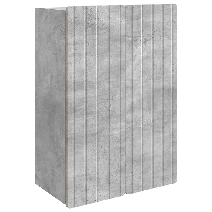 Dulap montat pe perete Gri Beton 66 x 34,5 x 92 cm - WALTI WALTI