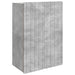 Dulap montat pe perete Gri Beton 66 x 34,5 x 92 cm - WALTI WALTI