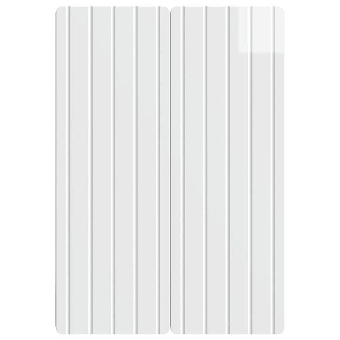 Dulap montat pe perete Alb foarte lucios 66 x 34,5 x 92 cm - WALTI WALTI