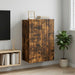 Dulap montat pe perete Stejar fumuriu 66 x 34,5 x 92 cm - WALTI WALTI