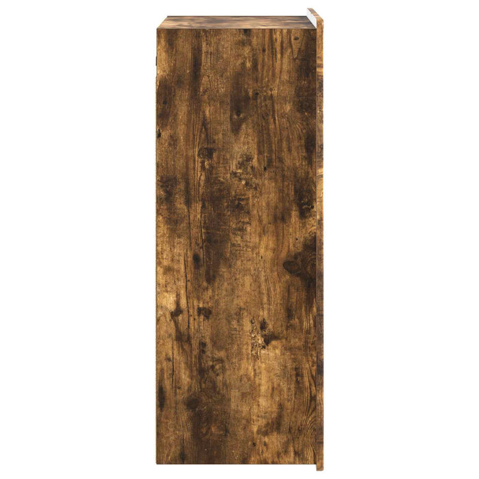 Dulap montat pe perete Stejar fumuriu 66 x 34,5 x 92 cm - WALTI WALTI
