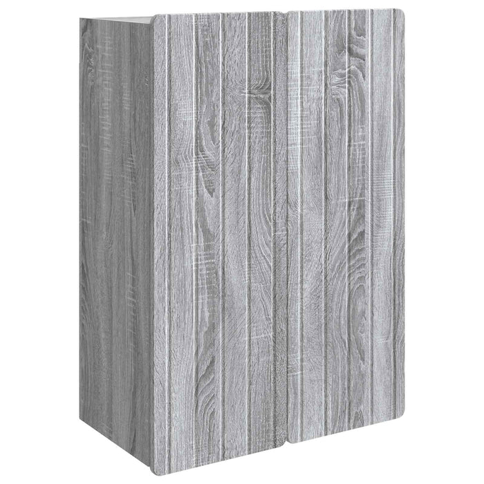 Dulap montat pe perete Sonoma gri 66 x 34,5 x 92 cm - WALTI WALTI