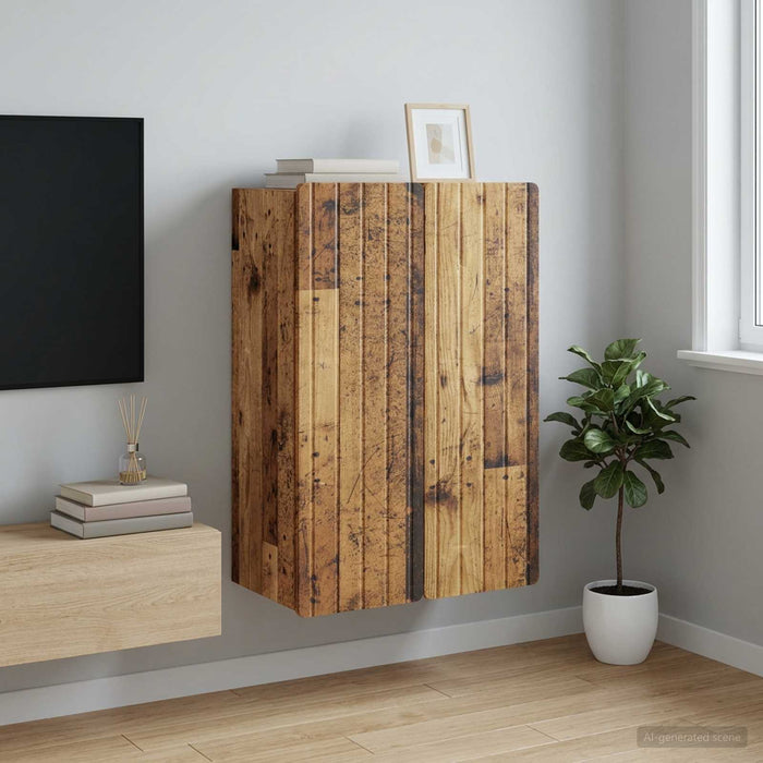 Dulap montat pe perete Lemn vechi 66 x 34,5 x 92 cm - WALTI WALTI