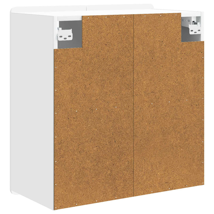Dulap montat pe perete Alb 59 x 31 x 64 cm Lemn prelucrat - WALTI WALTI