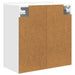 Dulap montat pe perete Alb 59 x 31 x 64 cm Lemn prelucrat - WALTI WALTI