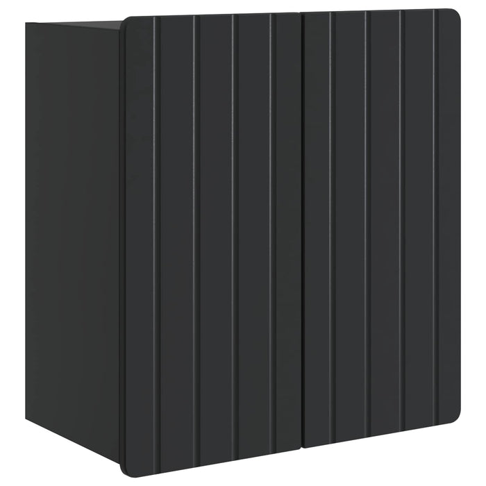 Dulap montat pe perete Negru 59 x 31 x 64 cm Lemn prelucrat - WALTI WALTI