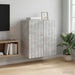 Dulap montat pe perete Gri Beton 59 x 31 x 64 cm Lemn prelucrat - WALTI WALTI