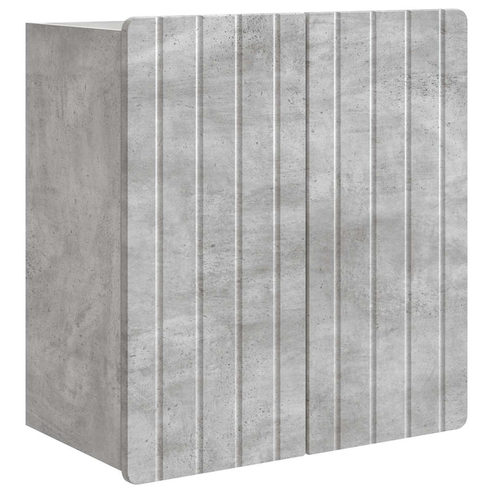 Dulap montat pe perete Gri Beton 59 x 31 x 64 cm Lemn prelucrat - WALTI WALTI