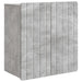 Dulap montat pe perete Gri Beton 59 x 31 x 64 cm Lemn prelucrat - WALTI WALTI