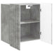 Dulap montat pe perete Gri Beton 59 x 31 x 64 cm Lemn prelucrat - WALTI WALTI