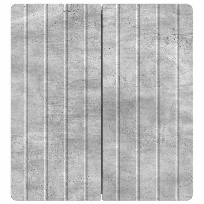 Dulap montat pe perete Gri Beton 59 x 31 x 64 cm Lemn prelucrat - WALTI WALTI