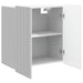 Dulap montat pe perete Alb foarte lucios 59 x 31 x 64 cm - WALTI WALTI