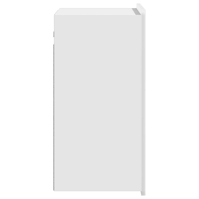 Dulap montat pe perete Alb foarte lucios 59 x 31 x 64 cm - WALTI WALTI