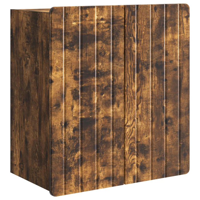 Dulap montat pe perete Stejar fumuriu 59 x 31 x 64 cm - WALTI WALTI