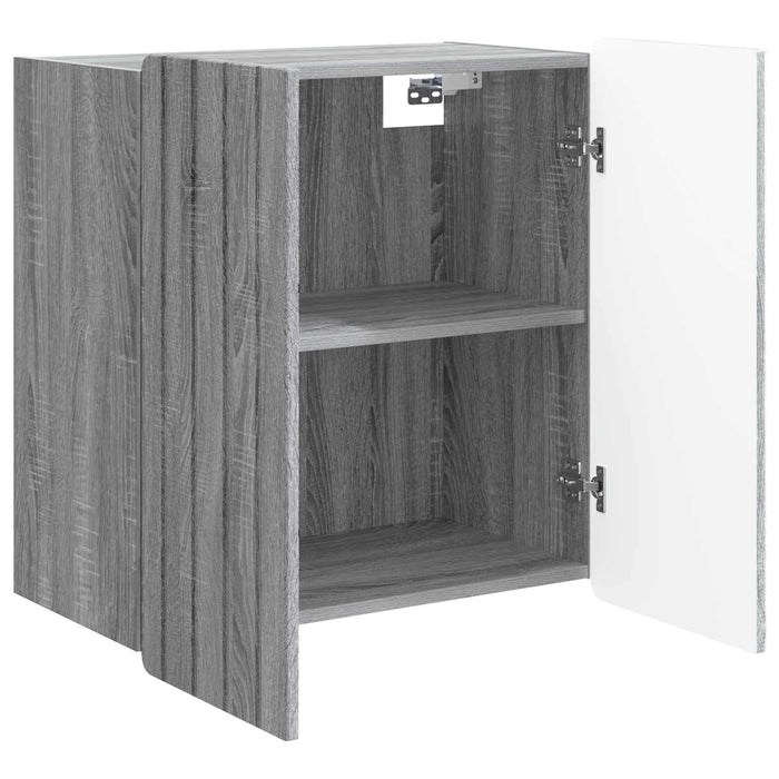 Dulap montat pe perete Sonoma gri 59 x 31 x 64 cm - WALTI WALTI