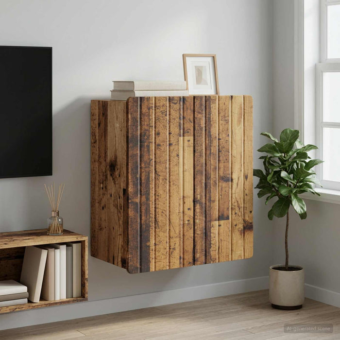 Dulap montat pe perete Lemn vechi 59 x 31 x 64 cm - WALTI WALTI