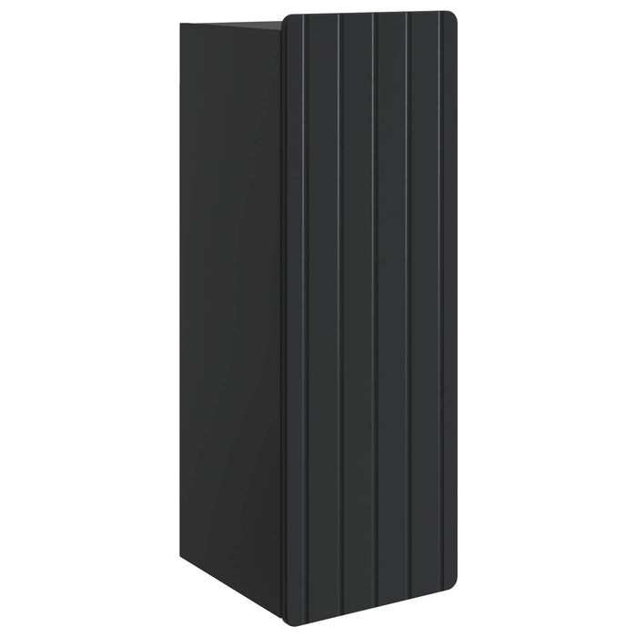 Dulap montat pe perete Negru 33 x 34,5 x 94 cm Lemn prelucrat - WALTI WALTI