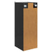 Dulap montat pe perete Negru 33 x 34,5 x 94 cm Lemn prelucrat - WALTI WALTI