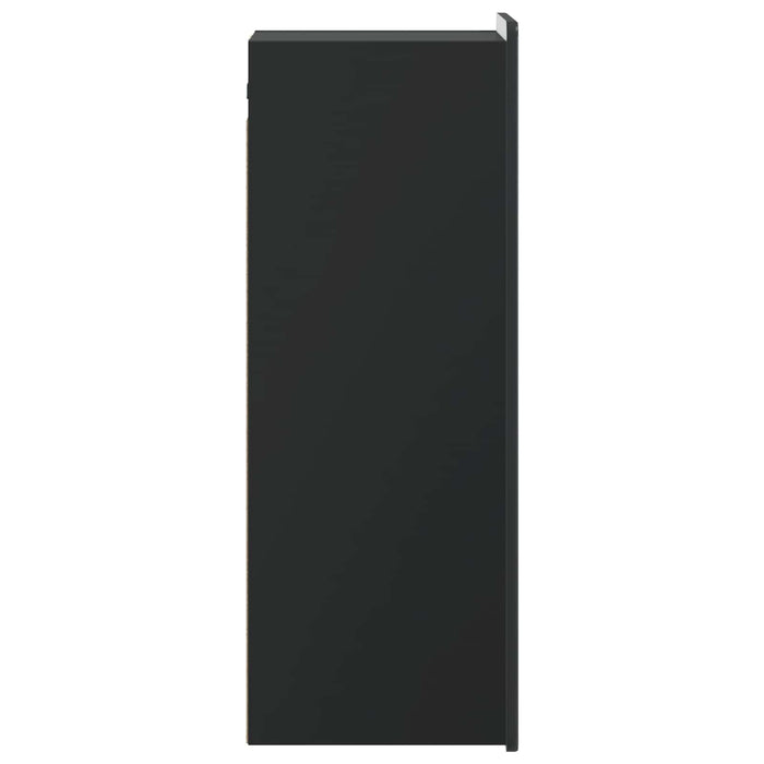 Dulap montat pe perete Negru 33 x 34,5 x 94 cm Lemn prelucrat - WALTI WALTI