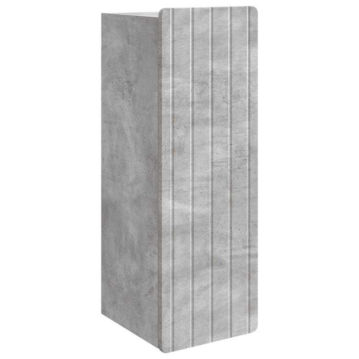 Dulap montat pe perete Gri Beton 33 x 34,5 x 94 cm - WALTI WALTI