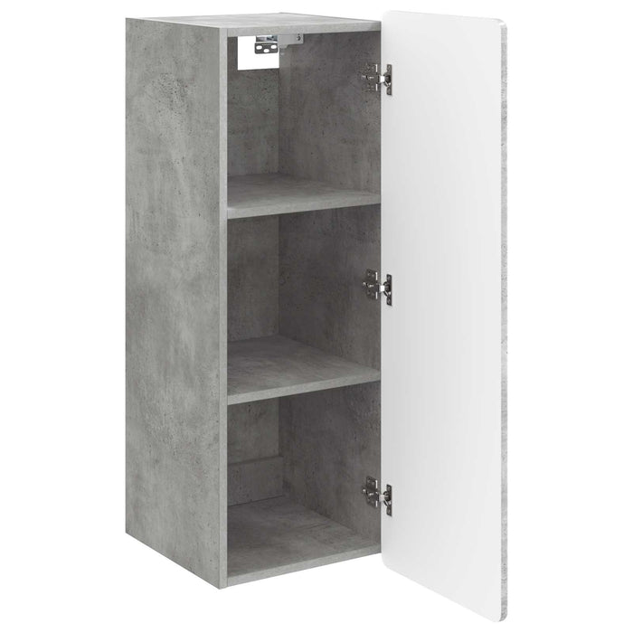 Dulap montat pe perete Gri Beton 33 x 34,5 x 94 cm - WALTI WALTI