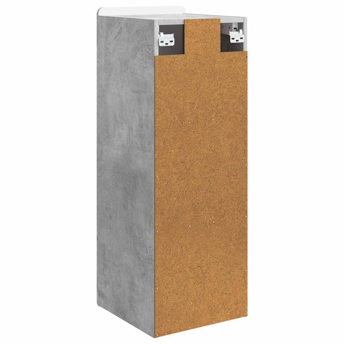 Dulap montat pe perete Gri Beton 33 x 34,5 x 94 cm - WALTI WALTI