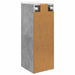 Dulap montat pe perete Gri Beton 33 x 34,5 x 94 cm - WALTI WALTI