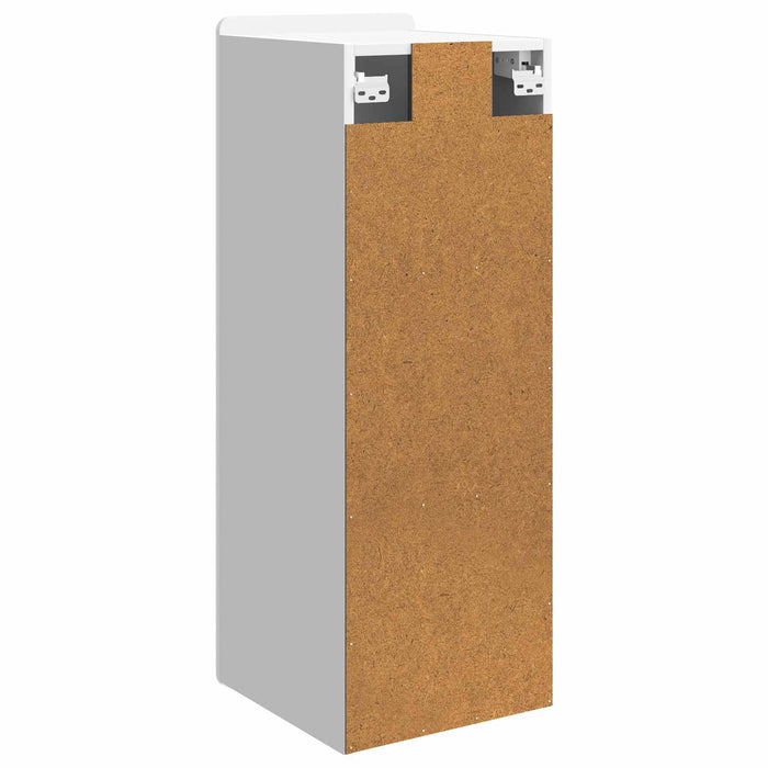 Dulap montat pe perete Alb foarte lucios 33 x 34,5 x 94 cm - WALTI WALTI