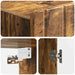 Dulap montat pe perete Stejar fumuriu 33 x 34,5 x 94 cm - WALTI WALTI