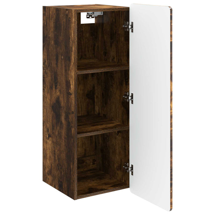 Dulap montat pe perete Stejar fumuriu 33 x 34,5 x 94 cm - WALTI WALTI